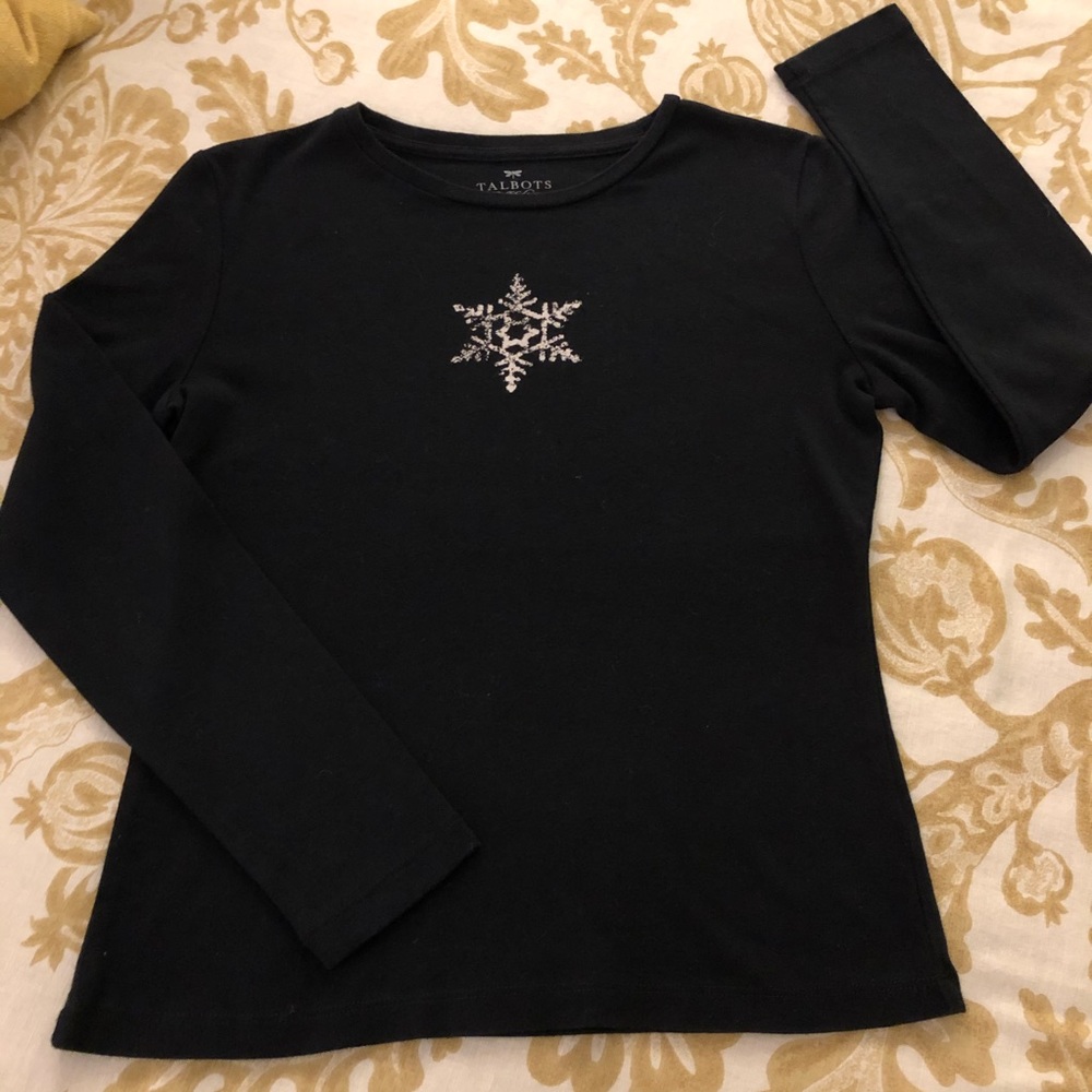 Talbots crew neck top